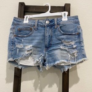 American Eagle distressed shorts
